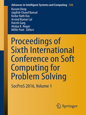 cover image of Proceedings of Sixth International Conference on Soft Computing for Problem Solving